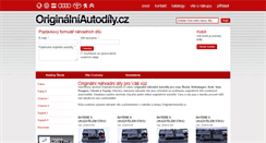 Desktop Screenshot of originalniautodily.cz