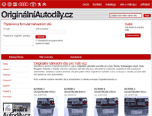 Tablet Screenshot of originalniautodily.cz